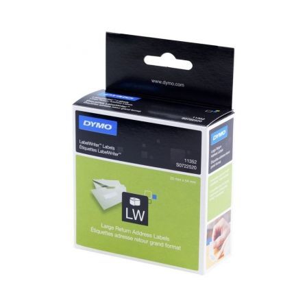 Dymo Etiquetas LabelWriter 25x54mm Blanco (500 unidades) Dymo Etiquetas LabelWriter 25x54mm Blanco (500 unidades)